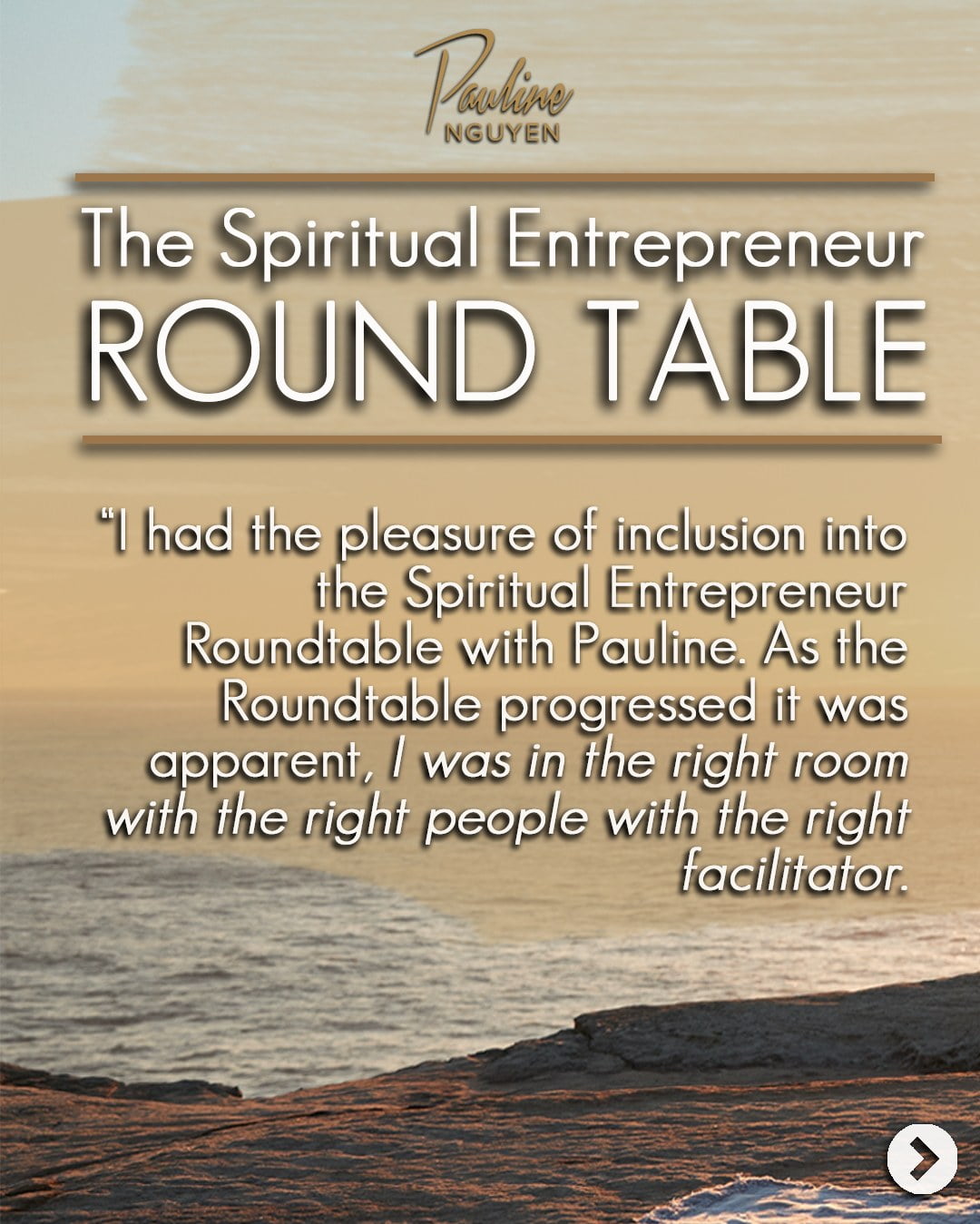 THE SPIRITUAL ENTREPRENEUR ROUND TABLE IS BACK!